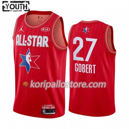 Utah Jazz Rudy Gobert 27 2020 All-Star Jordan Brand Punainen Lasten Pelipaidat Swingman